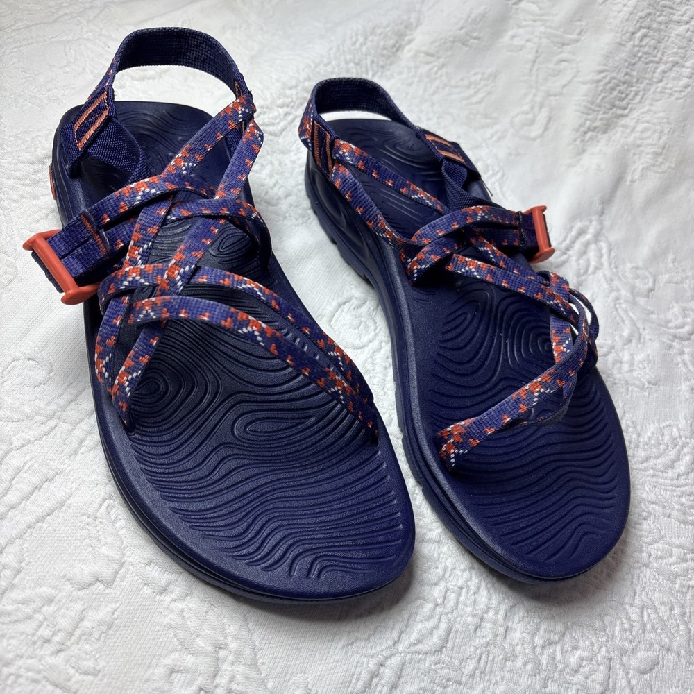 New Without Box Chaco Women's Zvolv X Athletic Sandal Manta Blue Sz 10